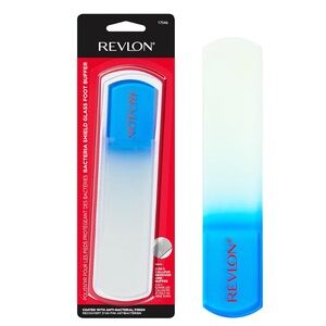 NIB Revlon Bacteria Shield Glass Foot Buffer